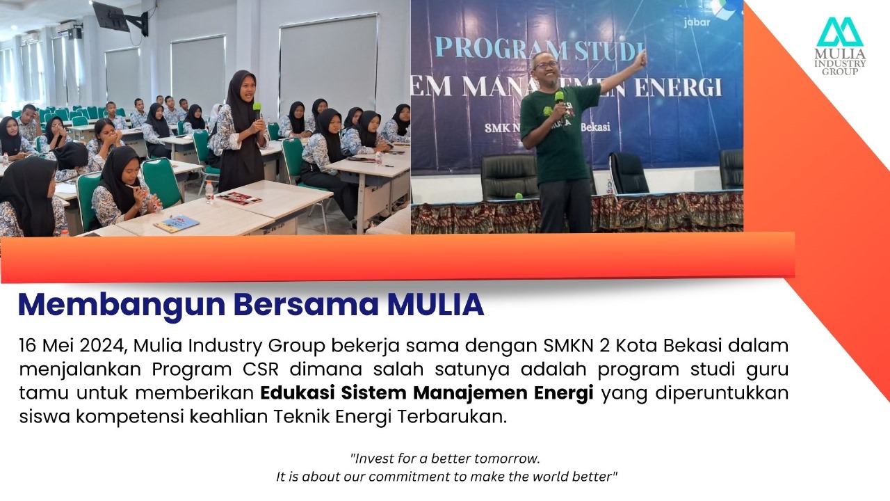 Membangun Bersama MULIA: Edukasi Sistem Manajemen Energi